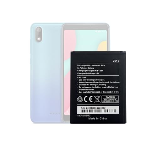 HIGHAKKU Batterie de rechange Wiko 2610 compatible avec Wiko Y60/Jerry 2/Jerry 3/Tommy 3