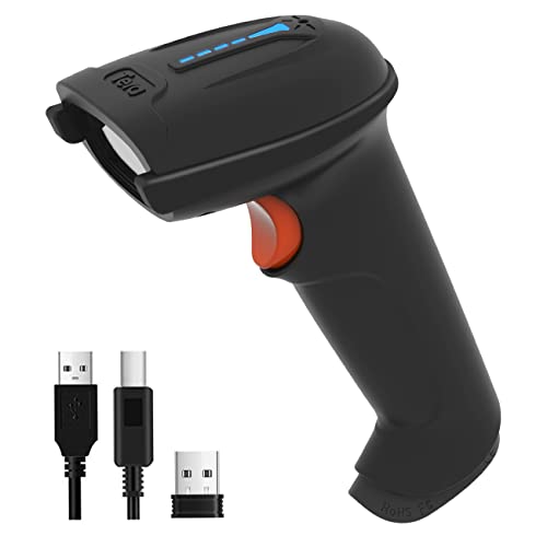【Indicatore del livello della batteria e capacità di 2000 mAh】 Numero di brevetto: EU008489413. Una batteria più grande consente un uso continuo più lungo e il doppio del tempo di standby rispetto ad altri. Con l'esclusivo indicatore della batteria che mostra il livello di batteria rimanente, non c'è più alcun timore di una batteria scarica. ❤NOTA: NESSUN supporto per scanner incluso. Tuttavia, è disponibile la staffa aggiuntiva (vedi sotto).