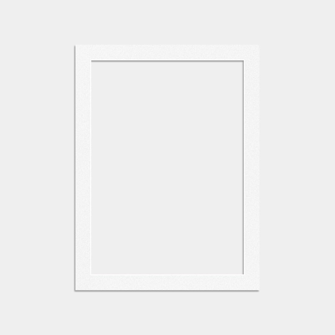 Procut Global 80x40 cm White Picture Mount Board to Fit 74.5x35 cm Aperture Size - Photo Mount Card Ideal for Frames, Posters, Prints, Artwork & Certificates