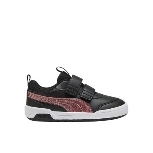 Image of PUMA Kids Girls Multiflex 2 Glitz Slip On Sneakers Shoes Casual - Black