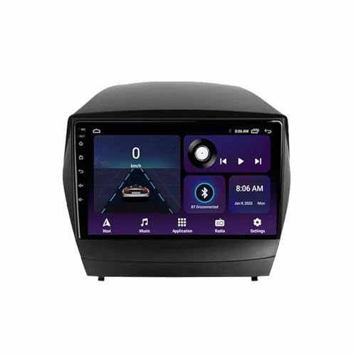 Radio de coche CarPlay para Hyundai Tucson IX35 2009-2015 con pantalla HD y cámara de visión trasera