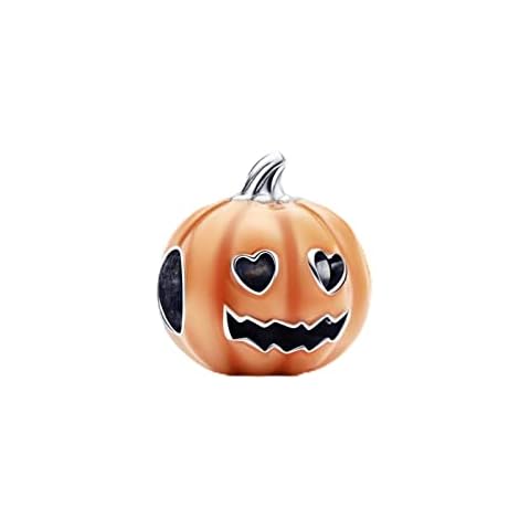 Ouroyea The glow-in-the-dark pumpkin Pumpkin Charm 925 Sterling Silver Pendant,Jewelry Beads Gifts for Women Cover