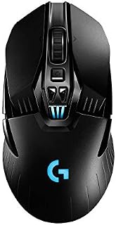 Logitech G903 LIGHTSPEED Wireless Gaming Mouse, HERO 25K Sensor, 25,600 DPI, RGB, Lightweight, Programmable Buttons, 140h Battery Life, POWERPLAY-compatible, Ambidextrous, PC/Mac - Black