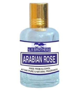 Attar en verre Arabian Rose 100 ml au format voyage pour usage quotidien