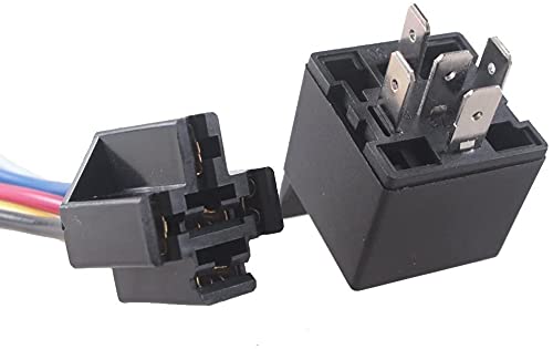 ZESLIV 5 pezzi 12V 40A SPDT 5Pin Relè Universale 5...