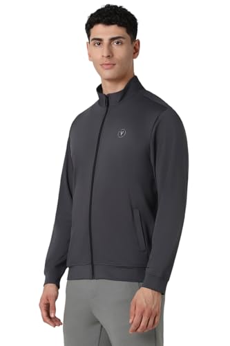Image of Van Heusen Men's Flex Power Series Full Sleeve Sports Jacket | Zip Front | Perfect for Layering