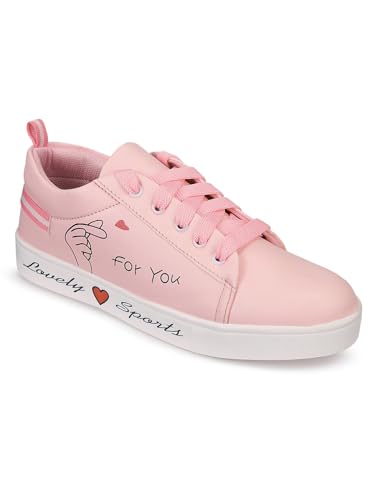 Shoetopia Girls for U Pink Sneaker - 7 UK (Girls-for U-Pink) (B0CQK4GVZF) Amazon Price History, Amazon Price Tracker