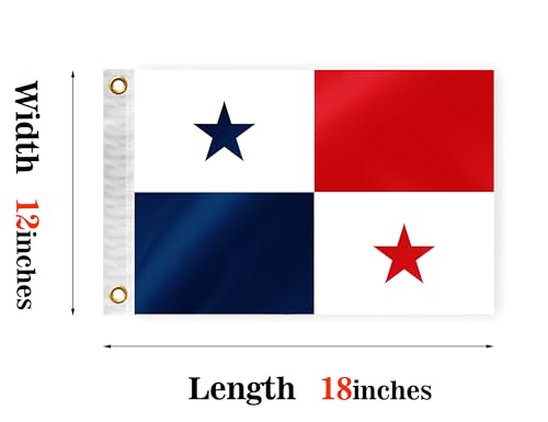 Drapeau nautique de Panama indéchirable avec œillets laiton pour camion - 2