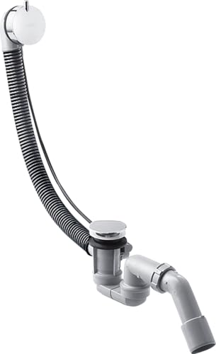 hansgrohe complete set for Flexaplus S waste and overflow set, standard bathtub, chrome