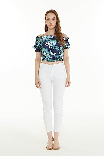 Image of Family Matching Hawaiian Clothes, Orchid Breeze Navy | Lightweight 100% rayon • Family matching outfits • Beach vacations • Luaus • Cruises • Family photos