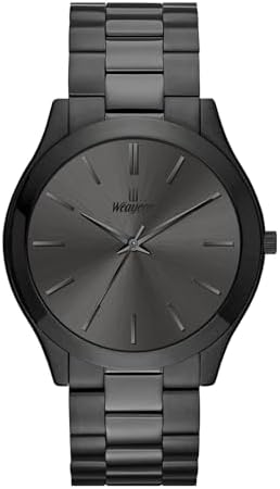 Weayege Men Watches Fashion Stainless Steel Analog Quartz Watches Business Waterproof Wristwatch,Best Gift for Men