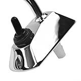 Grifo eléctrico de cocina con alimentación de 12 V e interruptor integrado para caravanas