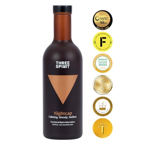 image for Three Spirit Non-Alcoholic Alternative Spirit - The Nightcap, 50cl | A