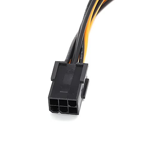 6 Pin to 8 Pin PCIe Adapter Cable GPU Graphics Card Power Cables (7.9 inches)