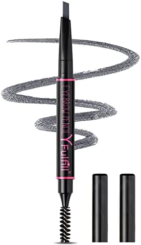 Grey Eyebrow Pencil for Older Women, Yfulfill Grey Eye Brow pencil for older women, Taupe Eyebrow Pencil for Gray Hair