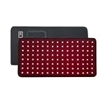 120 LEDs Rotlichtlampe Therapie Gürtel,5 Stufen Vibrationen Massage,7 Stufen Timer,10HZ Puls-Modus,nfrarotlicht Therapie Für Körper Taille Schulter Rücken Händchen Schmerzlinderung 660nm & 850nm