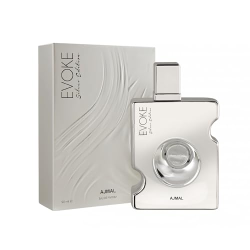 AJMAL Evoke Silver Edition Him EDP Woody Perfume for Men - Made in Dubai (90ml) - Image 3