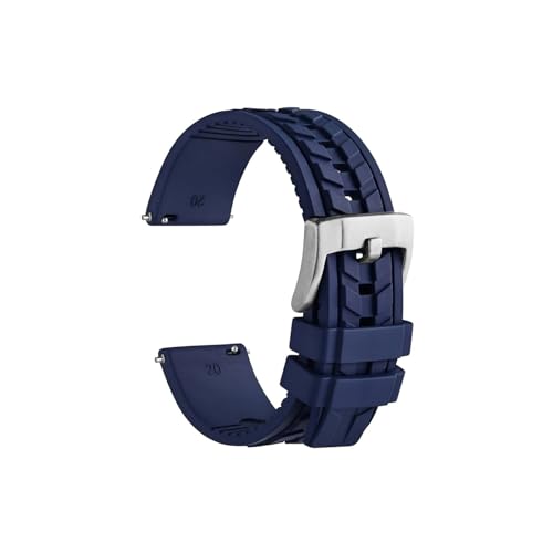Bracelet de montre en caoutchouc pour le sport et le quotidien 20mm 22mm