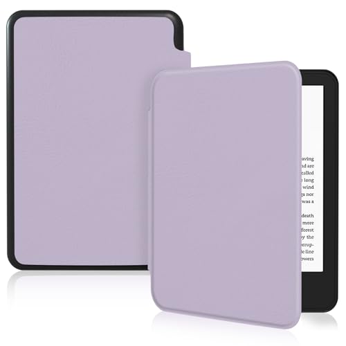MOROCK Slim Case for 6" Kindle 11th Gen 2024/2022, Light Purple