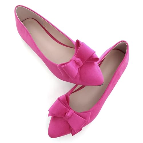 Image of SAILING LU Women's Bow-Knot Pointed Toe Ballet Flats