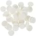 GLEAVI 100pcs Diffuser Refill Pads Essential Oil Diffuser Pad Cotton Aromatherapy Replacement Pads for Diffuser Necklace Vent Clip White