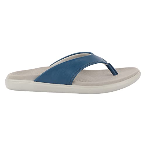 Image of Medifeet Women's Leather Thong Slippers