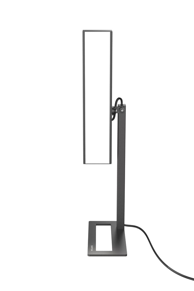 DAYVIA Lampe de Luminothérapie LED SUNDESK, Simulation de la Lumière du Jour, 3 Niveaux d'Intensité Ajustables, Tête Pivotante, 33x36x10cm Noir, Agréement CE Médical et Fabrication Française
