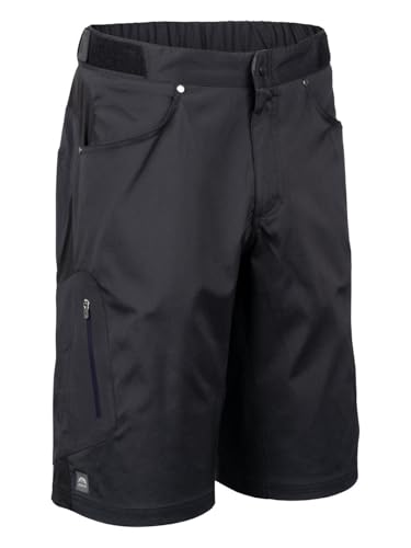 ZOIC Ether 12" Men's Durable Mountain Bike Shorts, Black, Medium