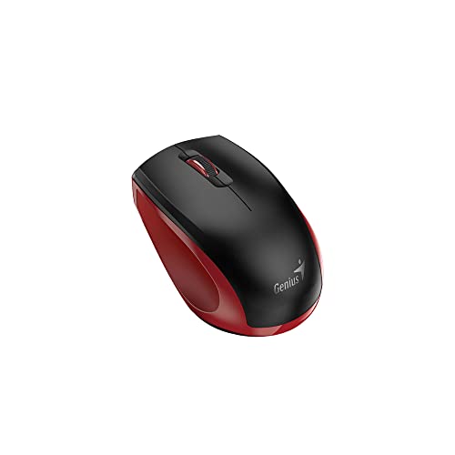 Genius Souris NX-8006S Noir/Rouge 1600DPI sans FIL2.4 GHZ Opt USBPC/Mac