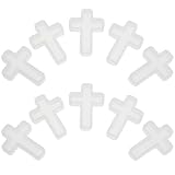 SHINEOFI 12 Piezas Molde de Silicona en Forma de Cruz para Joyería Diy, Molde Antiadherente Compatible Múltiples Materiales, Adecuado para Manualidades Creativas