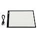 Leuchttisch A4 LED Licht Pad magnetischer Leuchtkasten dimmbares Zeichenbrett mit USB Kabel Copy Board zum Zeichnen Malen Skizzieren Animation Kopieren, 35,5 x 23,5 x 0,4 cm (A4 mit Skala)