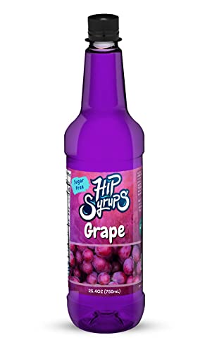 (Sugar Free) 750Ml Hip Syrups (Grape) #TOP2