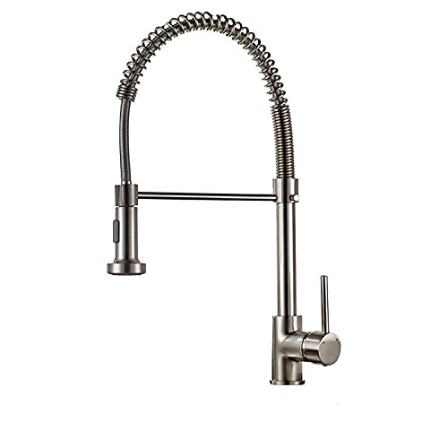 Robinet de cuisine extractible flexible pour un plan de travail moderne