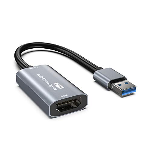 2021放熱 Chilison HDMI キャプチャーボード ゲームキャプチャー USB3.0 ビデオキャプチャカード 1080P60Hz ゲーム実況生配信、画面共有、録画、ライブ会議に適用 小型軽量 Nintendo Switch、PS5、OBS Studio対応 電源不要（アップグレードバージョン）のサムネイル