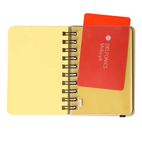Carnet à spirales Rollbahn Delfonics mini-memo olive format 3x4 pouces - 3