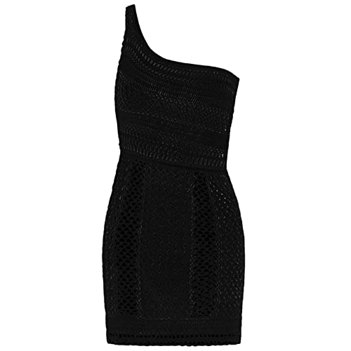 Robe de plage crochet creux sexy sans manches beachwear couverture moderne