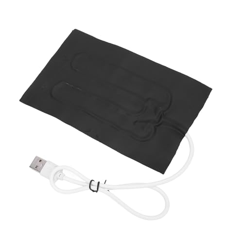 Yctze Calentador de Tela USB 5W Calefacción Rápida Almohadilla de Calefacción Flexible para, Bufanda con, Calentador de Taza, Alfombra de Mascotas, Diseño Portátil
