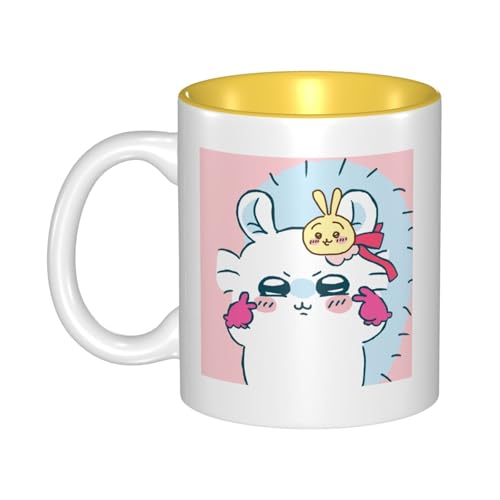 マグカップ ちいかわ モモンガ コーヒーカップ 陶磁器 ミルクコップ おしゃれ 持ちやすい 耐熱 耐冷 人気 かわいい プレゼント 母の日 記念日 電子レンジ対応 330ml