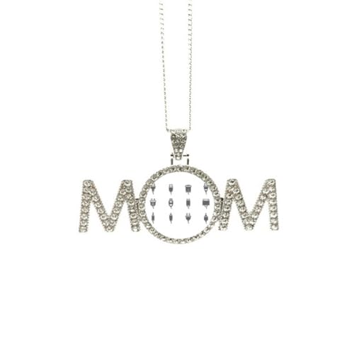 Collier schéma de circuit argenté pour tenue de bureau chic