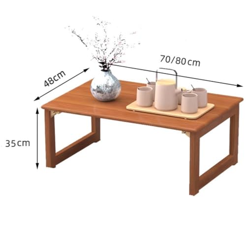Table de méditation tatami pliante en bois pour rituel thé zen