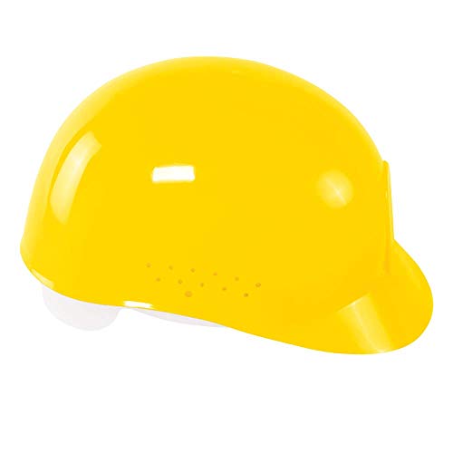 Bullhead Safety Hh-Bc1-Y Yellow Vented Bump Cap With Four-Point Slide Lock Suspension #TOP5