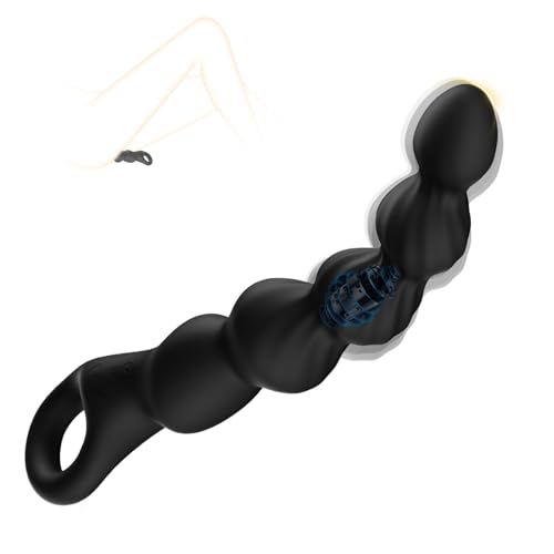 Prostrate Trainer Rechargeable Vibratorsmassager Electronic for Foot or Neck 12 Modes Silicone Massagers Kit with Water Resistant Play in Anywhere You Like (Black) for Man Relax Massaging POW10