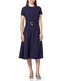 hugo boss kleid blau weiss Hochwertige Verarbeitung HUGO Damen Daluisa Kleid, Open Blue464, XS
