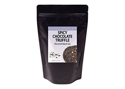 Spicy Chocolate Truffle Black Tea, Loose Leaf Flavored Black Tea, Caffeine, Hot & Iced Tea | 8Oz Bulk Tea, 80-100 Cups | The Spice Hut, First Sip Of Tea #TOP15