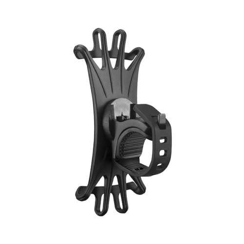 Support de téléphone pour vélo rotatif à 360° en silicone gris