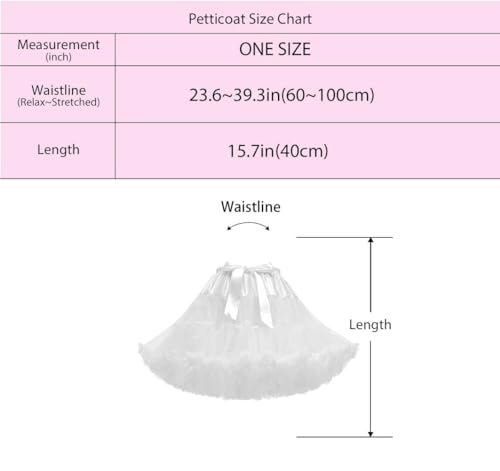 Women's Girls Elastic Waist Multi-Layer Tulle Tutu Short Skirt Petticoat2