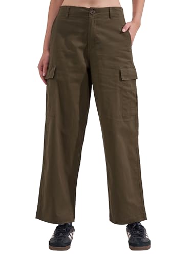 Image of Tokyo Talkies Women Linen, Cotton, Trousers for Woman, Palazzo Pants for Woman