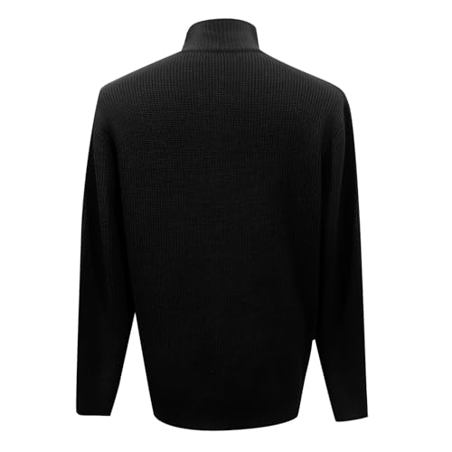 RTRDE Men's Fashion Shawl Collar Pullover Casual Long Sleeve Knitted Dress Sweater Winter Work Tops, M-4XL3