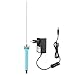HEEPDD 18W 15cm Foam Cutter avec Adaptateur de transformateur, Couteau polystyrene Chaud Styrofoam Couteau de découpage électrique Thermique pour la Mousse de polyéthylène EVA(EU Plug)