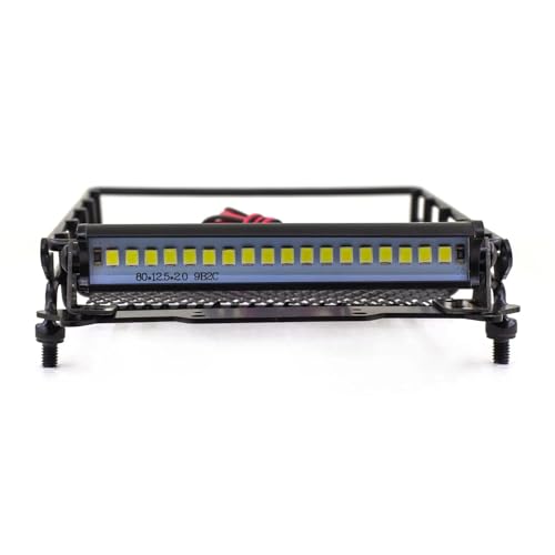 Luces Vehículo RC para MN D90 D91 Portaequipajes Metal Escala 1/12